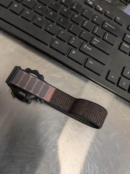 Customer photo review of COROS Nylon Loop Band - Adjustable Comfort Watch Strap