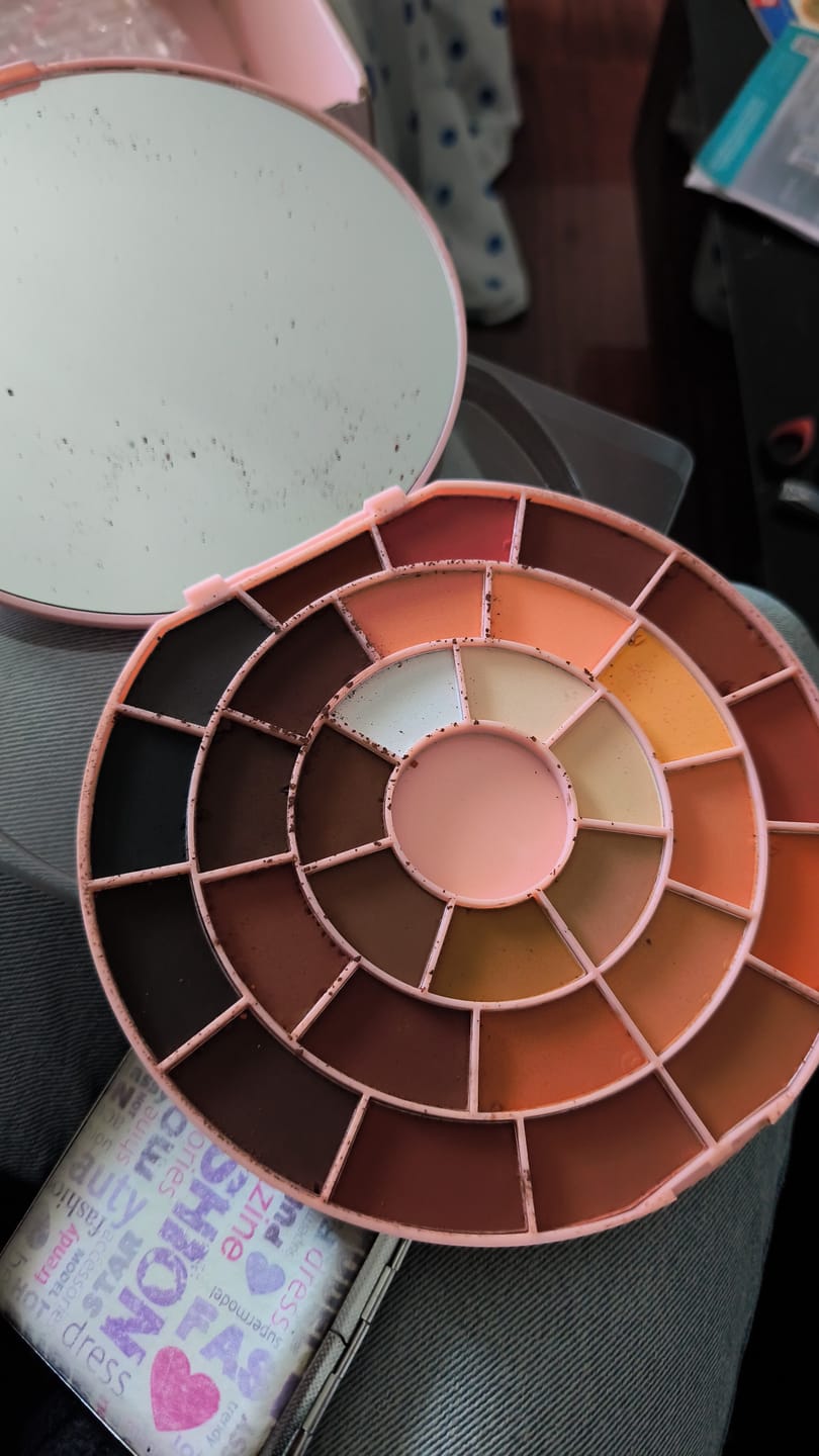 Customer photo review of P. Louise Off The Record Eyeliner Palette