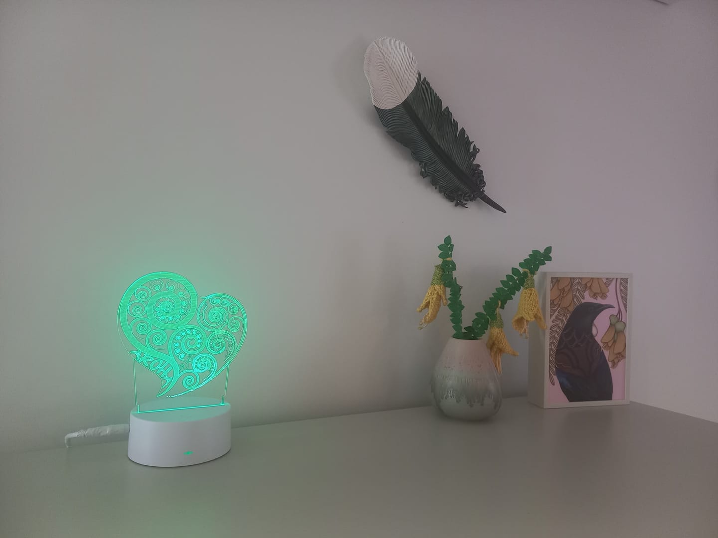Customer photo review of Aroha Love LED Night or Mood Light