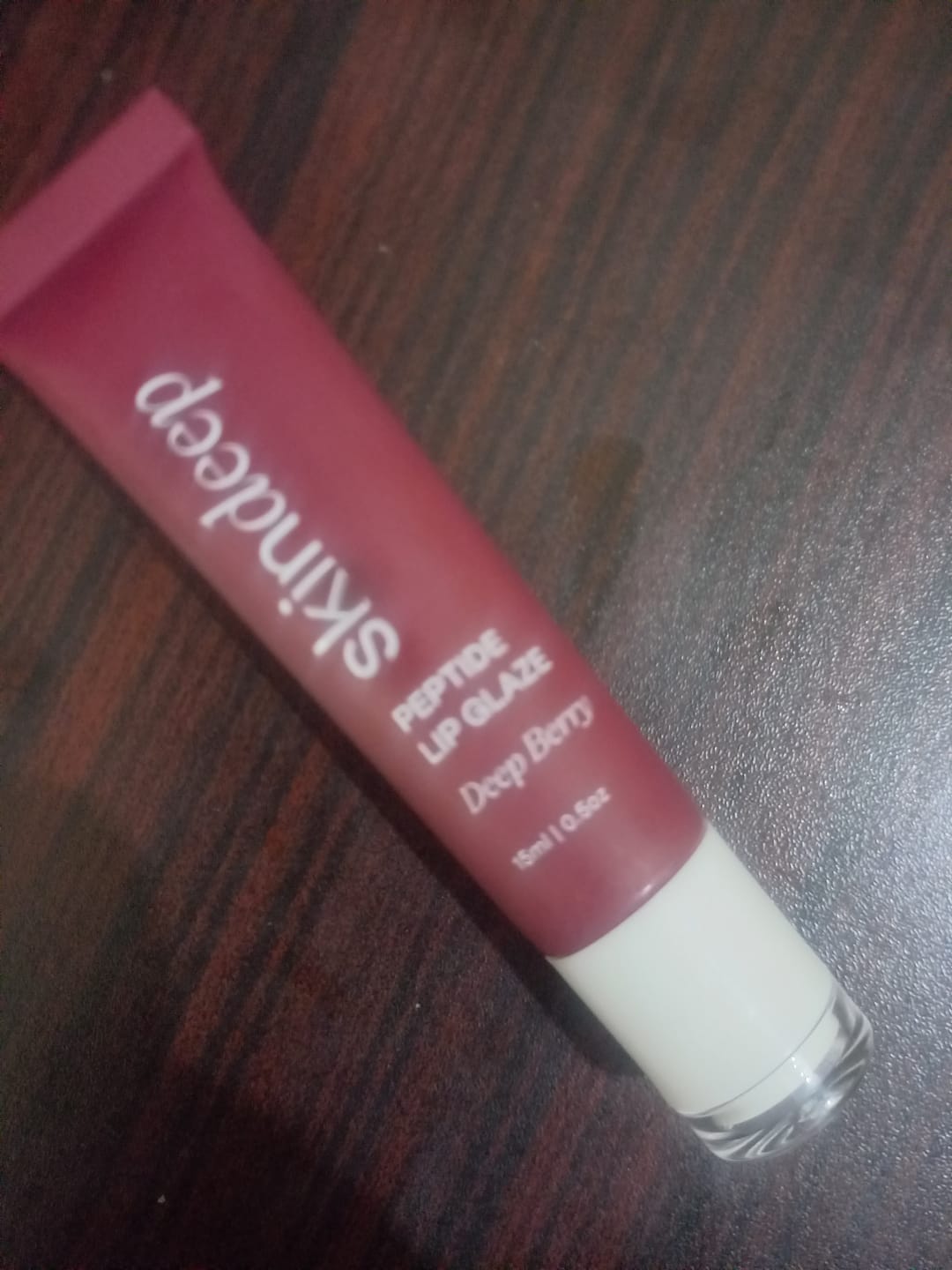 Customer photo review of Peptide Lip Glaze