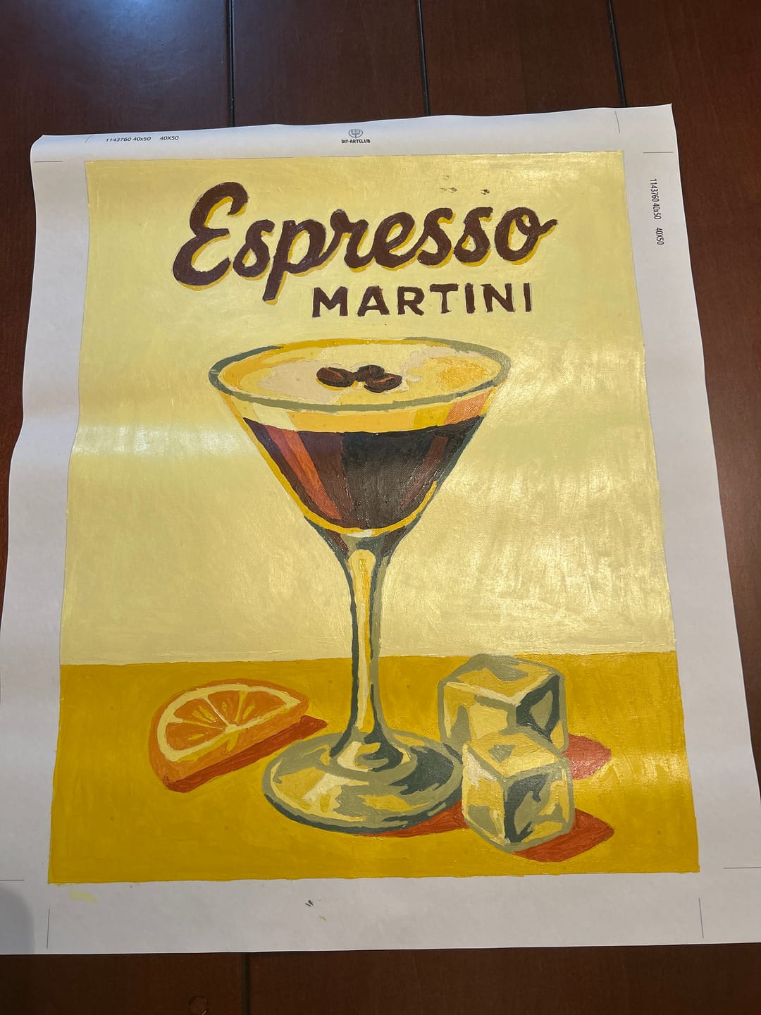 Customer photo review of Taste of coffee | Paint by Number