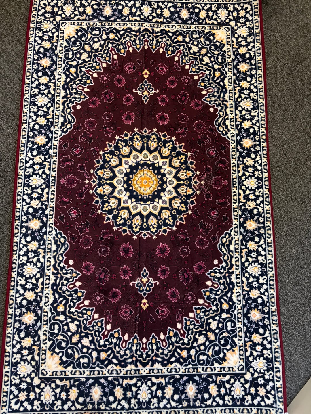 Customer photo review of Moroccan Padded Prayer Mat