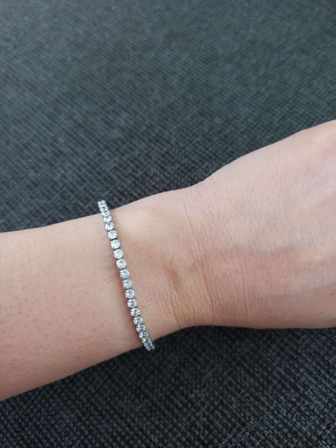 Customer photo review of Ava Silver Bracelet