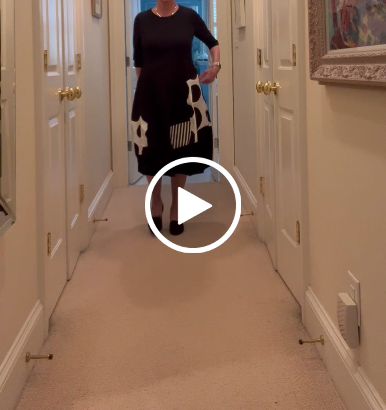 Customer video review of Urban Broadway Cocoon Dress, Mono