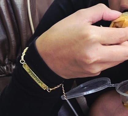 Customer photo review of 8mm Kealoha Heirloom ID Plate Bracelet
