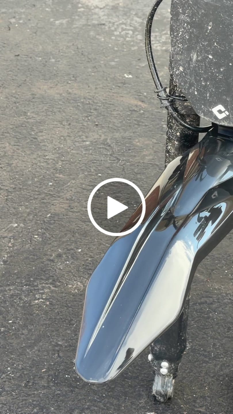 Customer video review of Talaria Front Fender