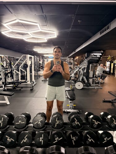 Customer photo review of Premium Ultra-Soft Cotton Fitted Tank 3 Pack