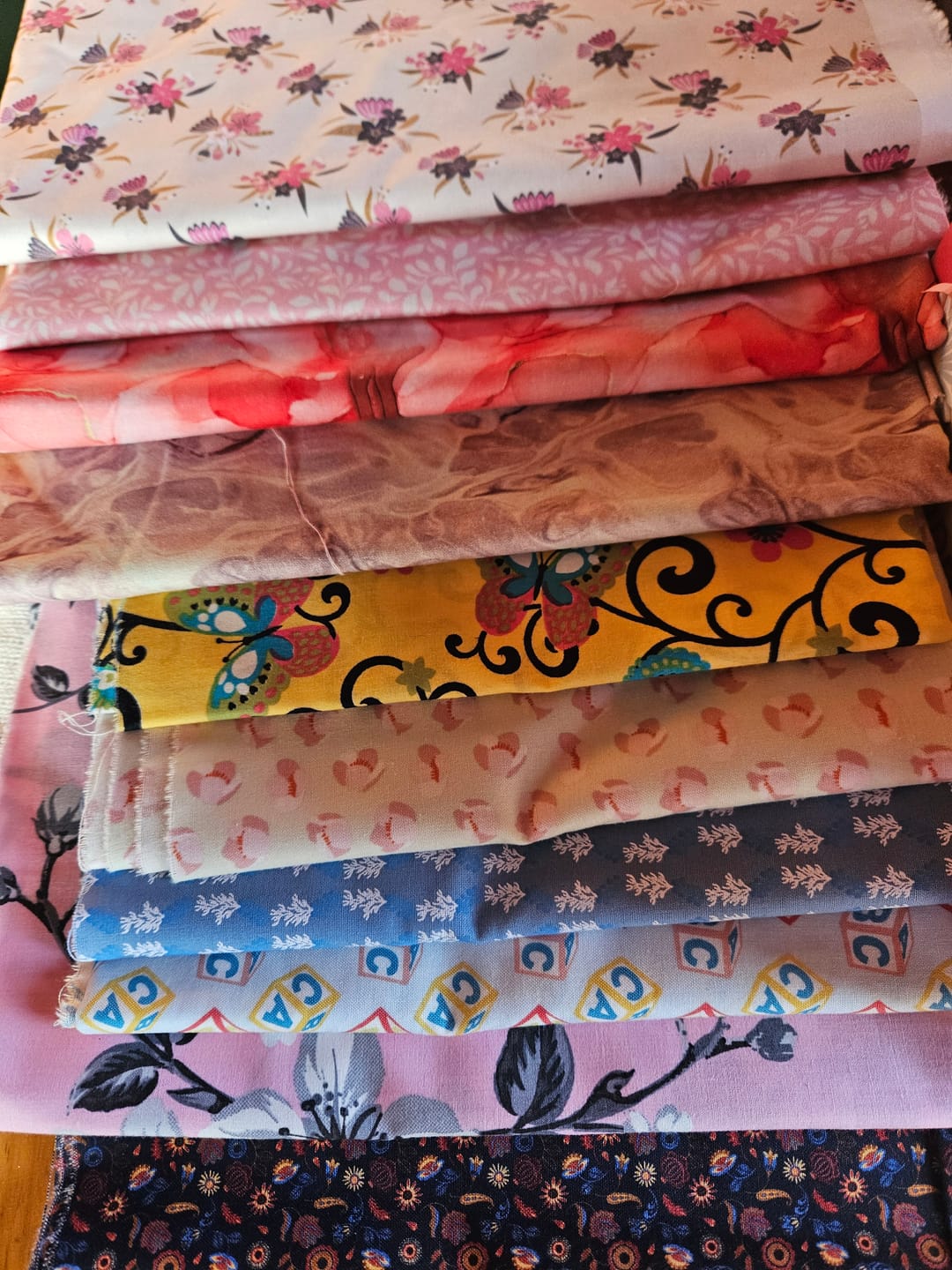 Customer photo review of Cotton Mystery Remnant Bundle