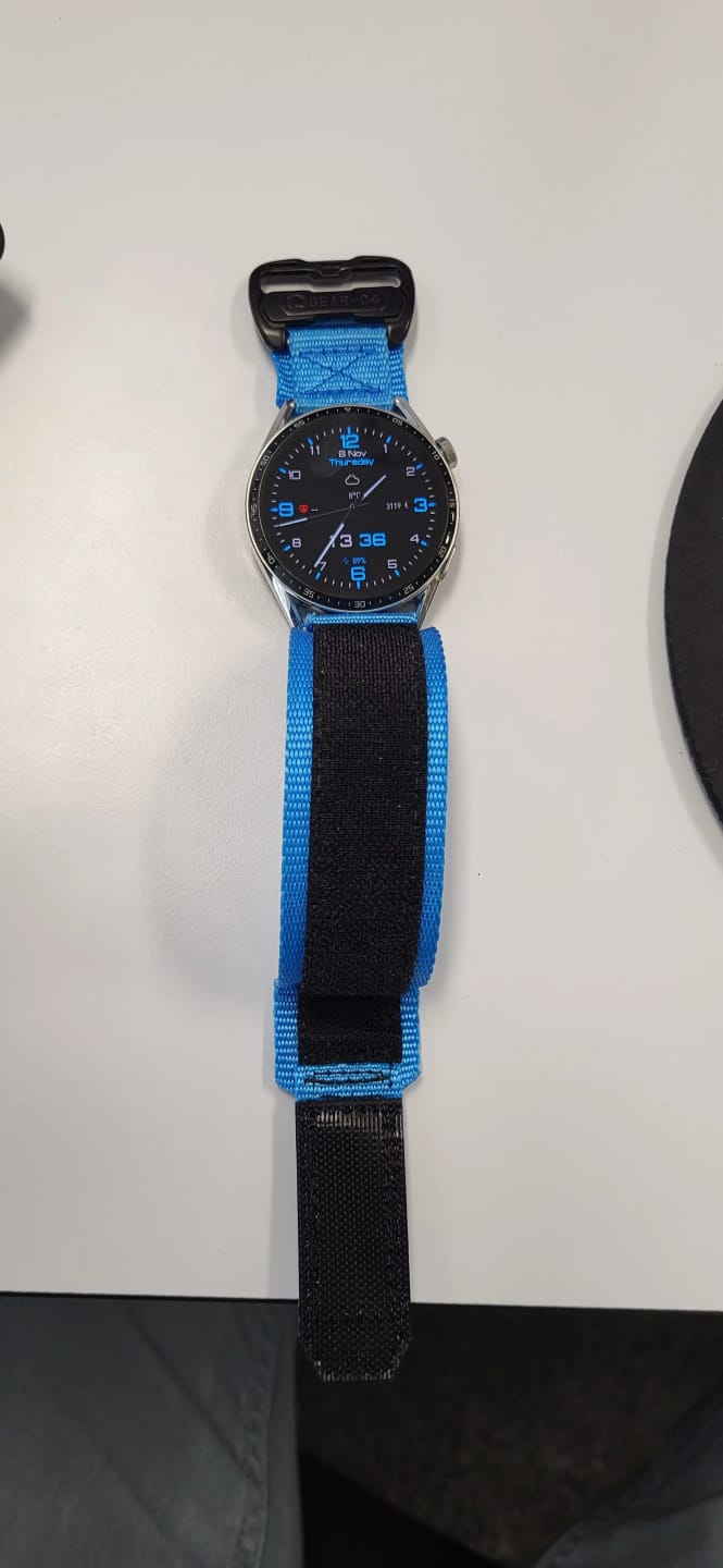 Customer photo review of COROS Watch Band Nylon Replacement Strap, Unisex, Adjustable