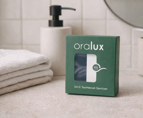 Customer photo review of Oralux UV Toothbrush Sanitizer