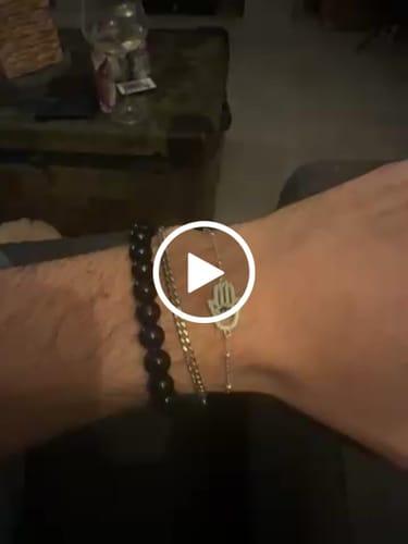 Customer video review of Hamsa Ball Bracelet - Silver