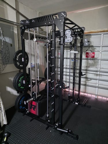 Customer photo review of RitFit M1 PRO Multi-Functional Smith Machine with Cable Crossover System and Squat Rack for Home Gym