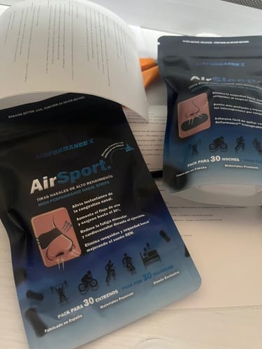 Customer photo review of Tiras Nasais de Alto Desempenho AirSport®