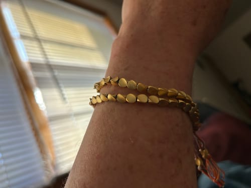Customer photo review of 2 Tibetan Bracelets of Fortune