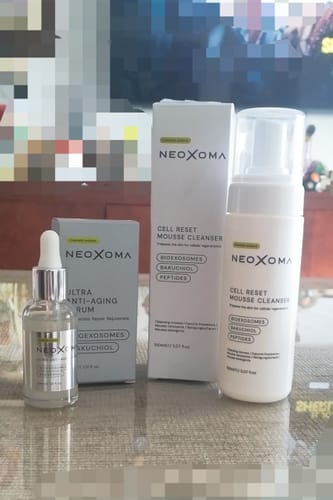 Customer photo review of Pack Sérum Ultra Rejuvenecedor & Limpiador Facial Cell Reset