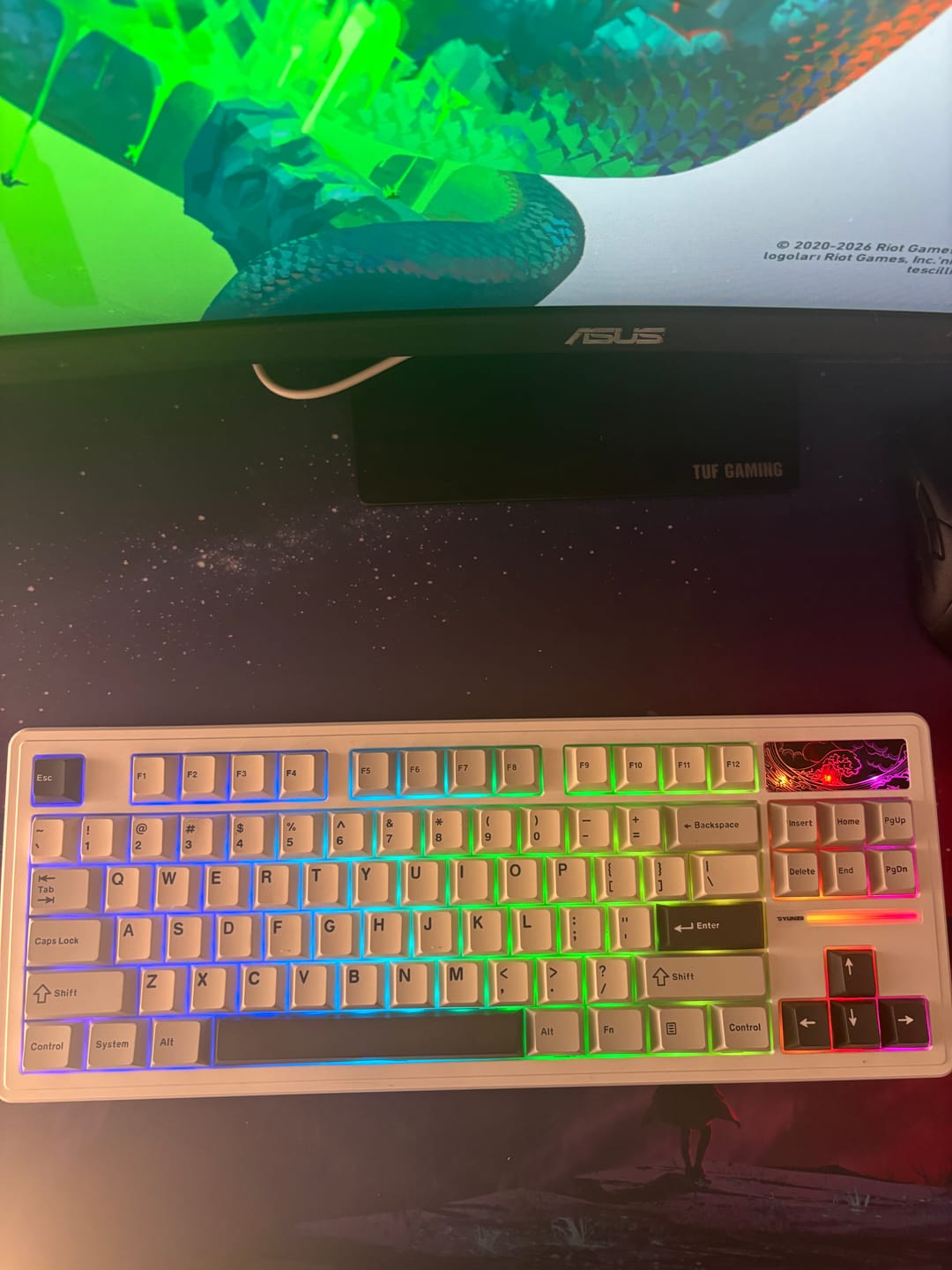 Customer photo review of YUNZII YZ87 Mekanik Klavye
