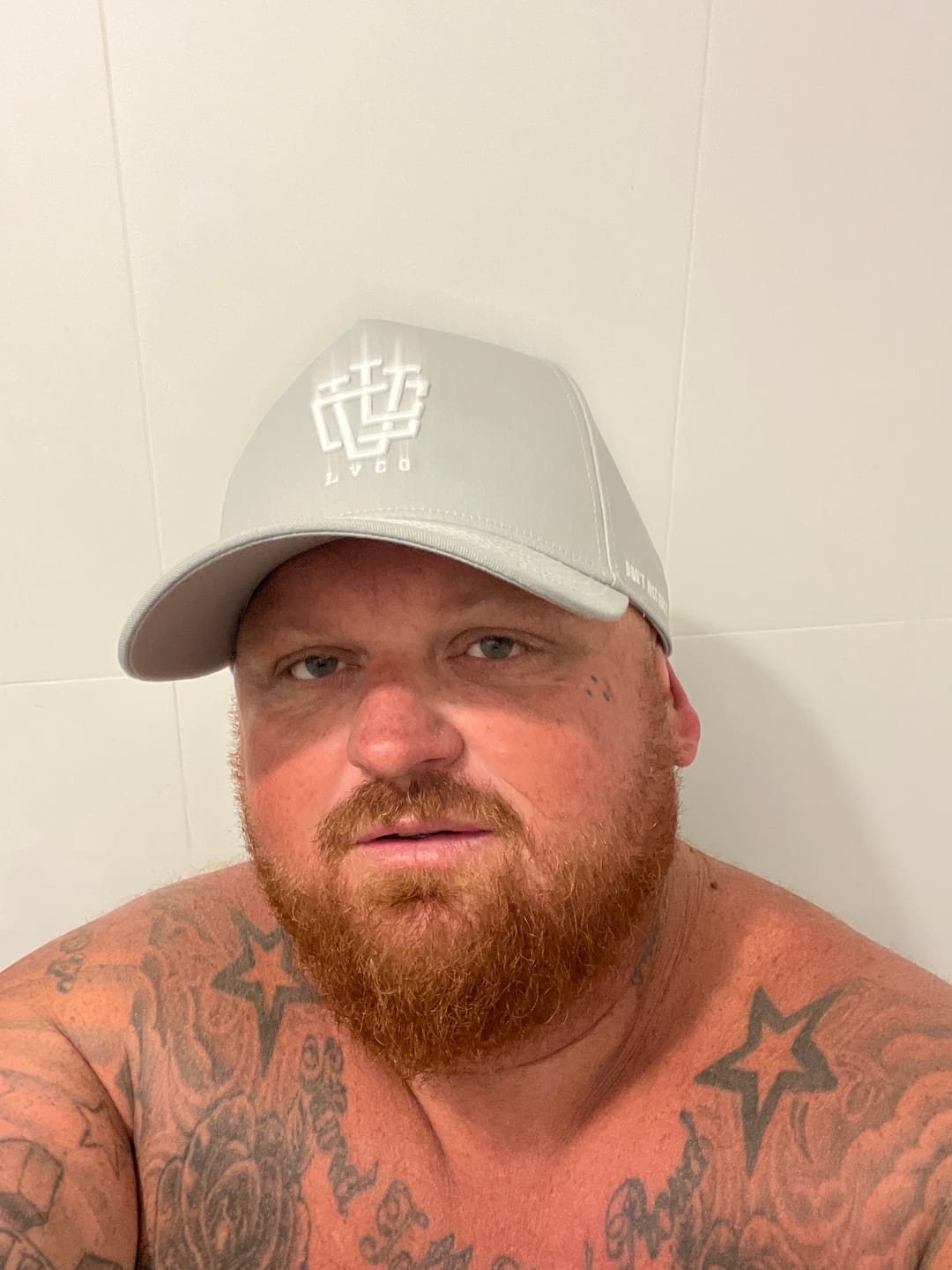 Customer photo review of LVCO "Grey" A-Frame LVCO Snapback