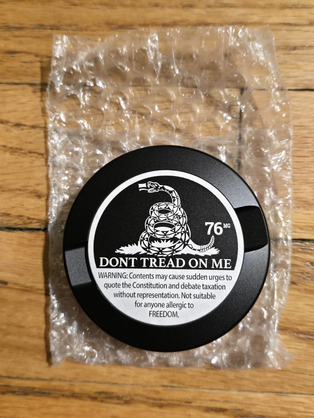 Customer photo review of Edition 007: Keep Off The Grass