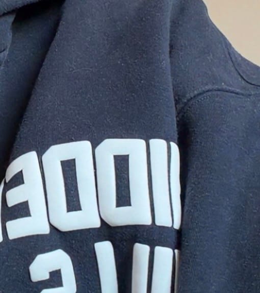 Customer photo review of GATED COMMUNITY CUFFED SWEATPANTS NAVY
