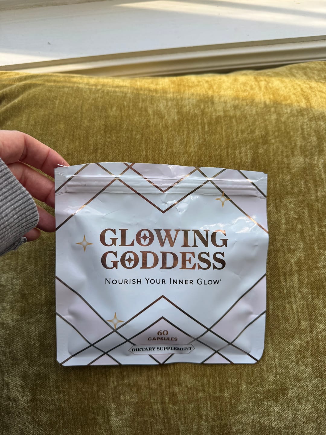 Customer photo review of GODDESS CAPSULES
