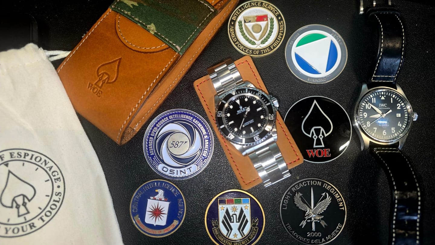 Customer photo review of Travel Pouch and Challenge Coin - NEW