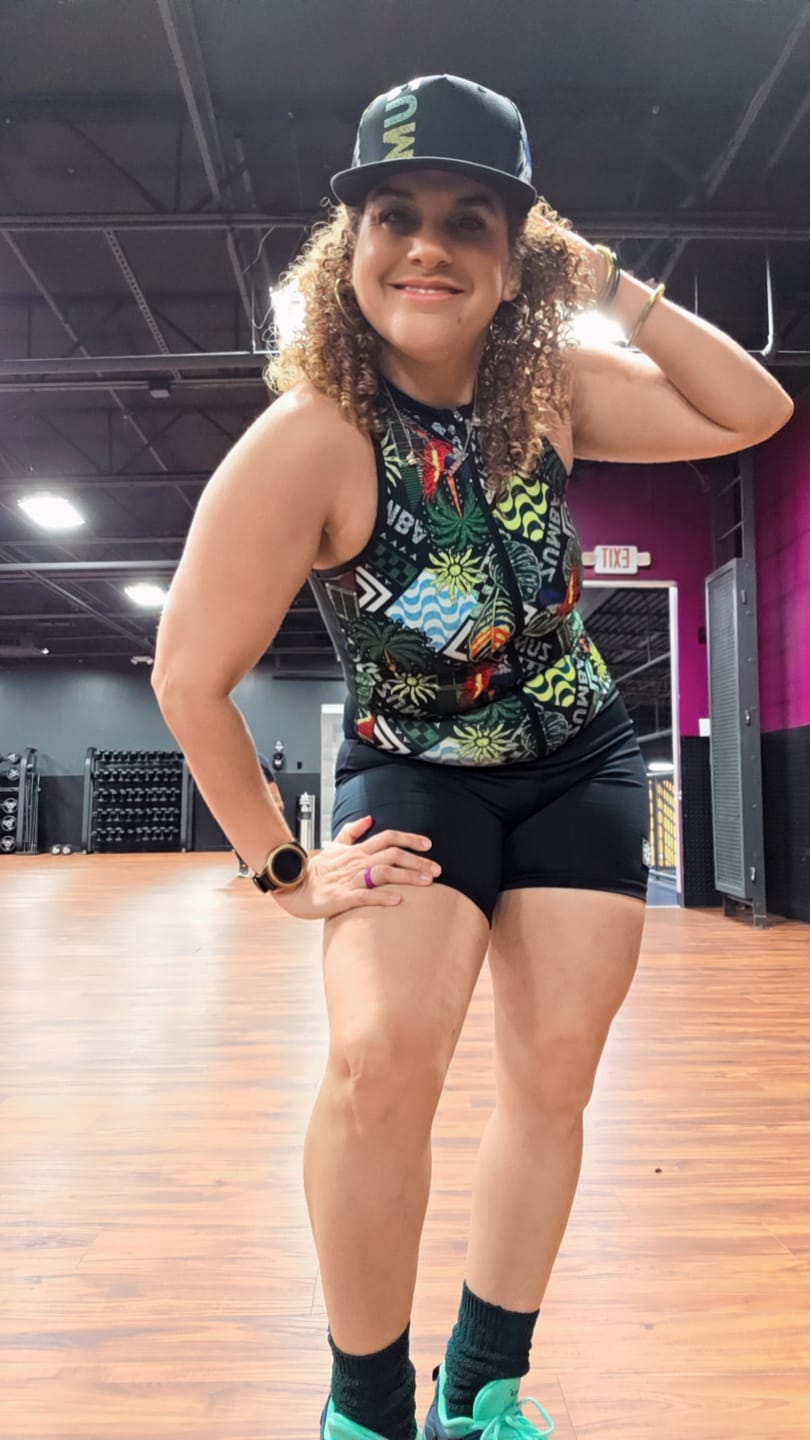 Customer photo review of Latin Movement Z-Lift Bodysuit With Mesh Back