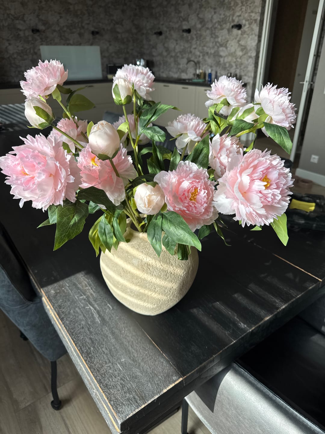Customer photo review of Zijden Pioenrozen - Roze