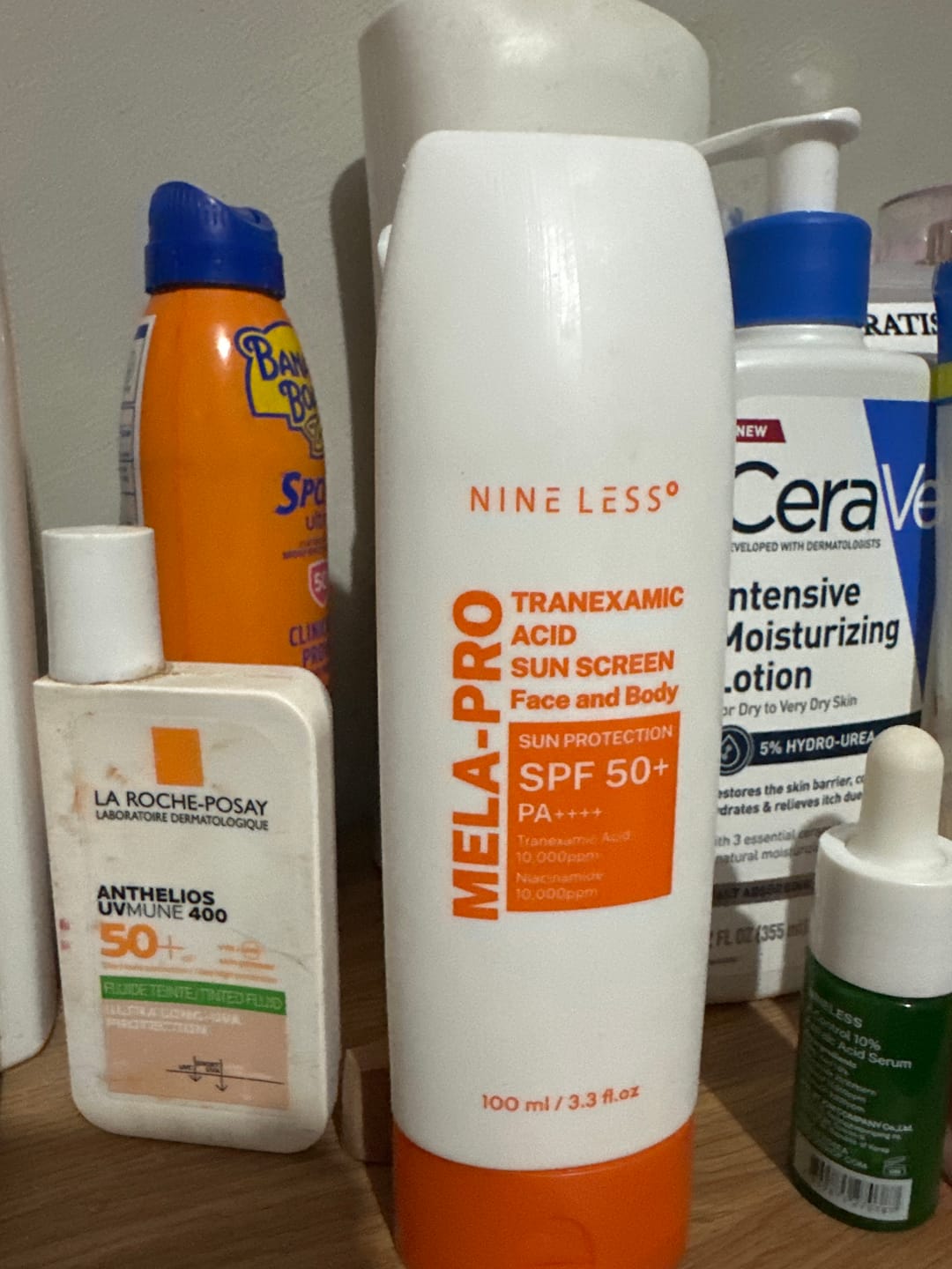 Customer photo review of Mela-Pro Tranexamic Acid Sun Screen SPF 50+ PA++++