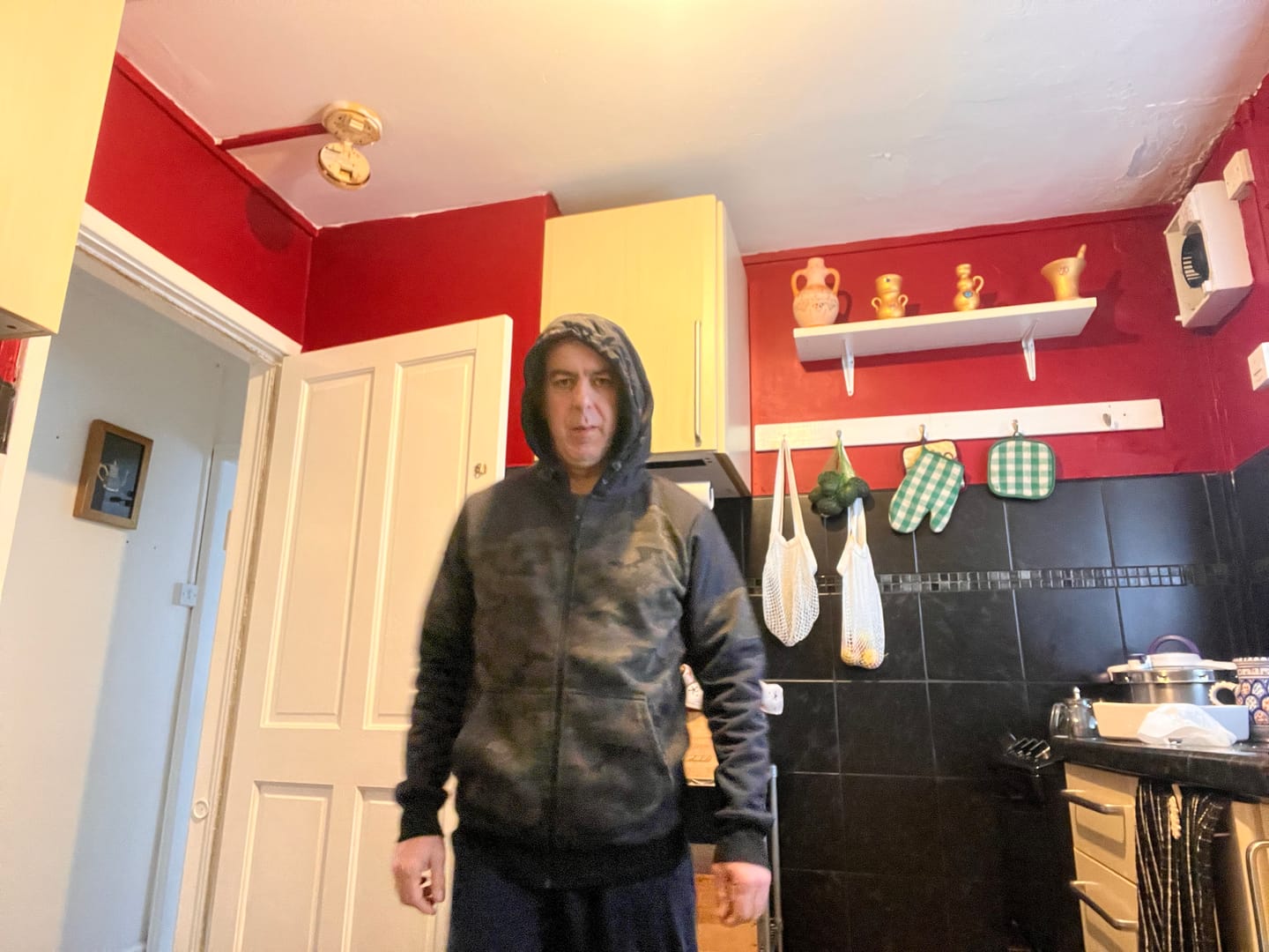 Customer photo review of Trade Sweatshirt  Night Camo-Black