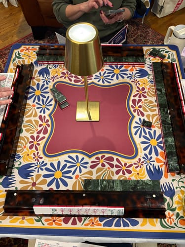 Customer photo review of Tortoiseshell Mahjong Racks