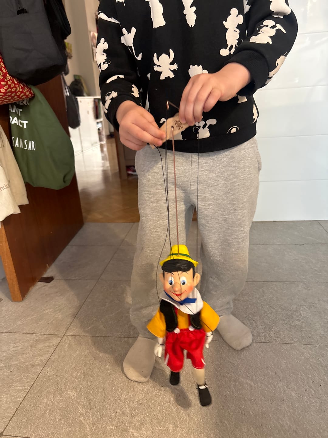 Customer photo review of Pinocchio Marionnette