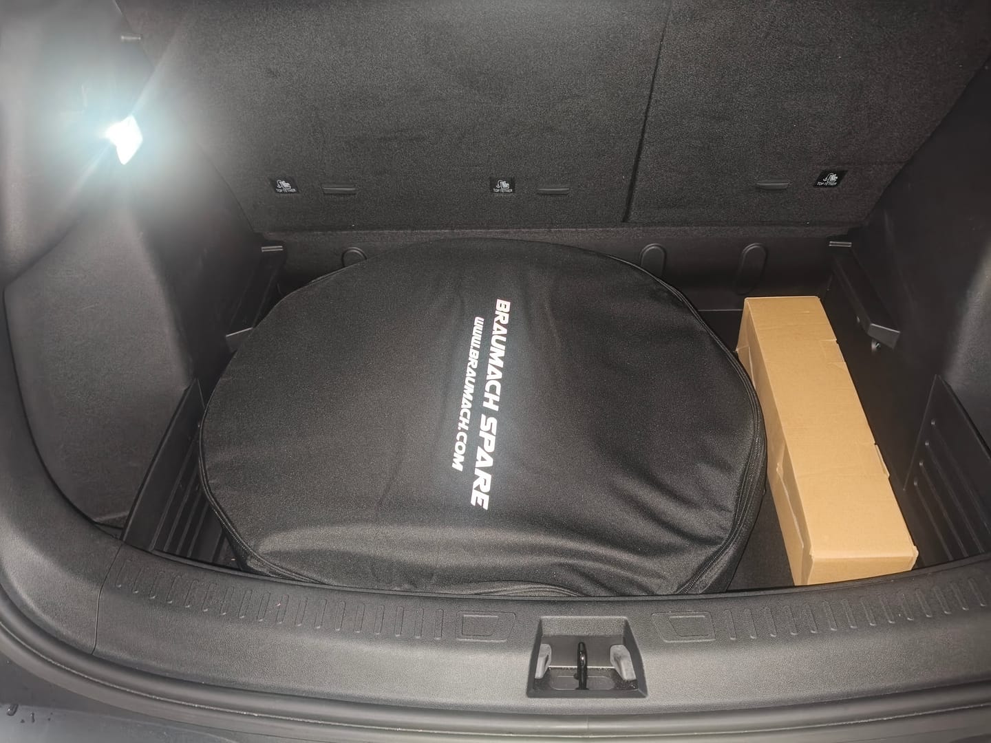 Customer photo review of BYD ATTO 2 Space Saver Spare Wheel - HUB CENTRIC - Braumach Spare Wheel Kit - 2025-2026