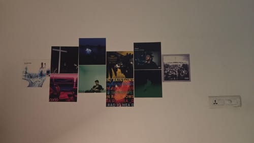 Customer photo review of PLAYLIST - ALBUM COVER PRINTS - CUSTOM WALL COLLAGE POSTERS