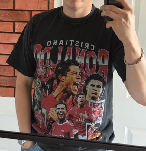 Customer photo review of RONALDO MAN UTD TEE