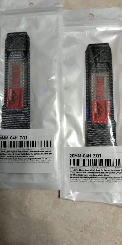 Customer photo review of COROS Watch Band Nylon Replacement Strap, Unisex, Adjustable