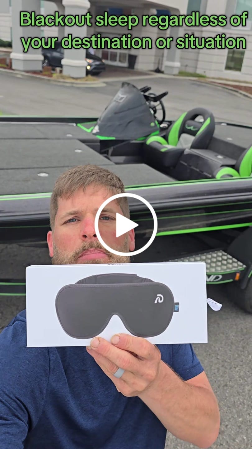 Customer video review of Performance Silk Sleep Mask