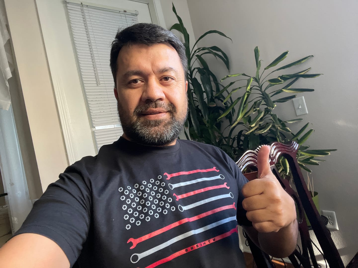 Customer photo review of 80Eighty® Wrench Flag Shirt