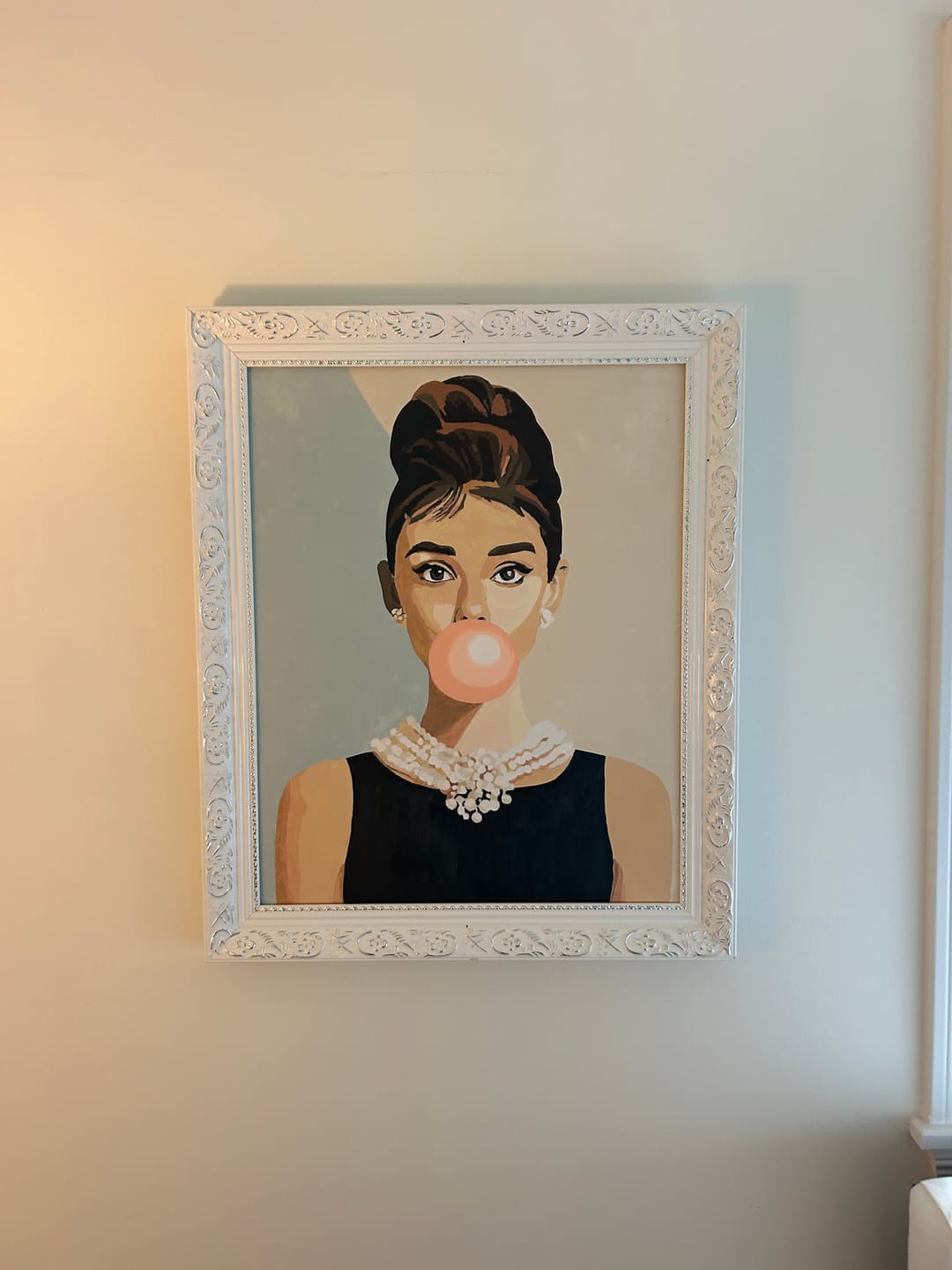 Customer photo review of Bubblegum Elegance | Paint by Number