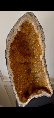 Customer photo review of Citrine Cathedral, 80.9 lbs & 25.5" Tall #5603-0341