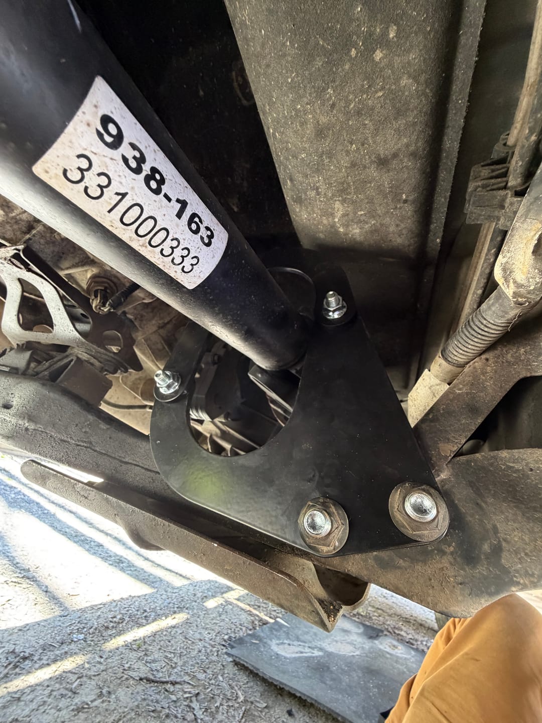 Customer photo review of 2003-2013 Ram 2500, 2003-2012 Ram 3500 Front Driveshaft Loop Kit