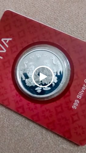 Customer video review of Silver Sacred Coin (10g)