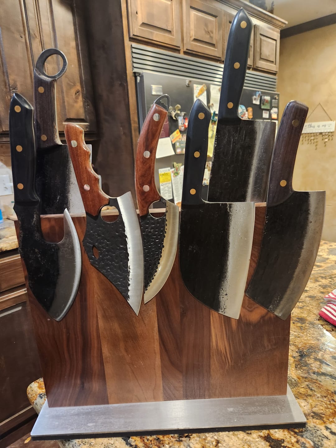 Customer photo review of Machado 6.6" Butcher Knife