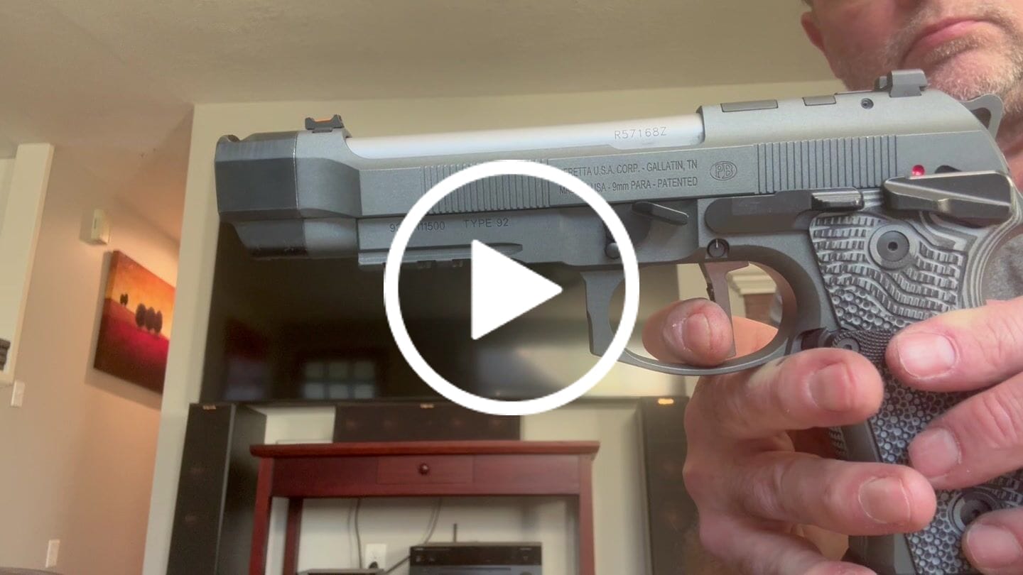 Customer video review of Single Action Only 92 XXX Trigger