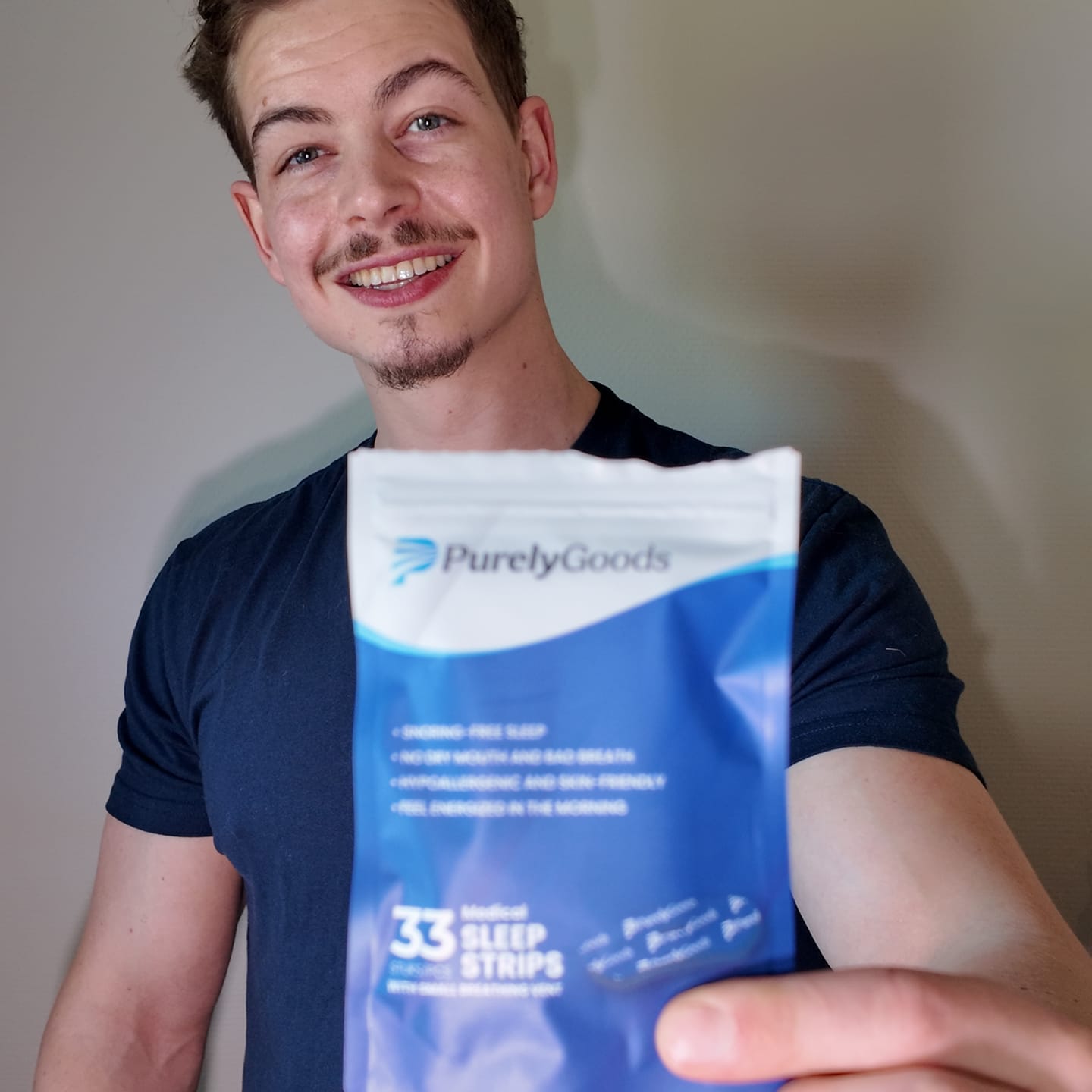 Customer photo review of PurelyGoods Mondtape (33 stuks)