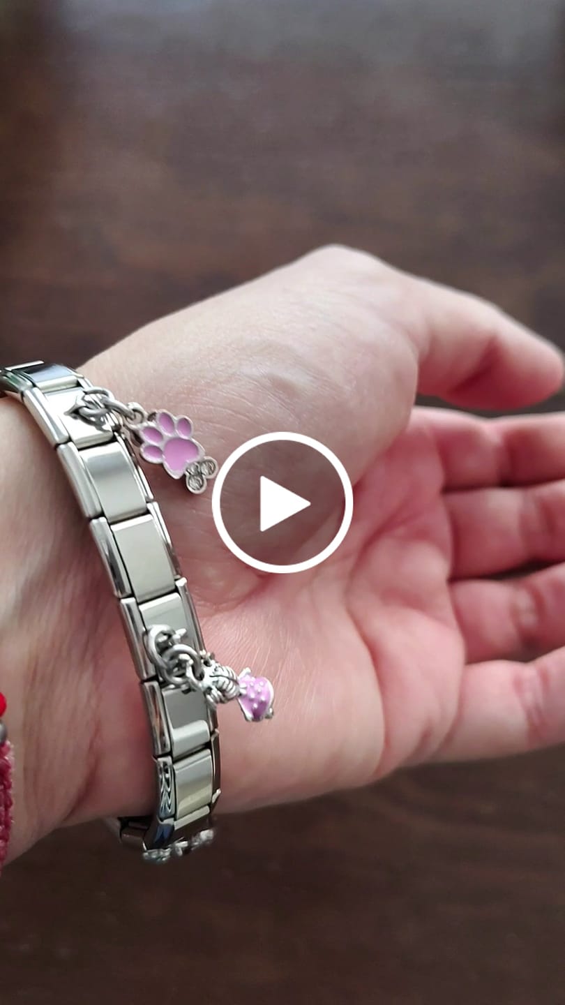 Customer video review of Pulsera Italiana Clásica para Charms