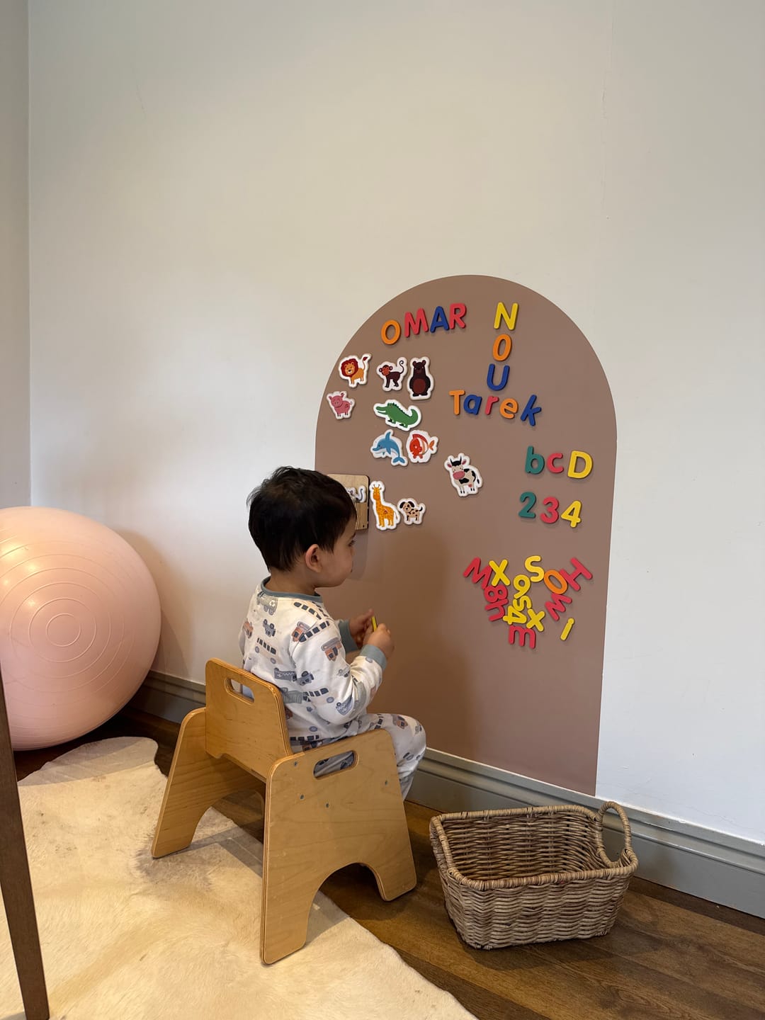 Customer photo review of Magnetic Wall Board