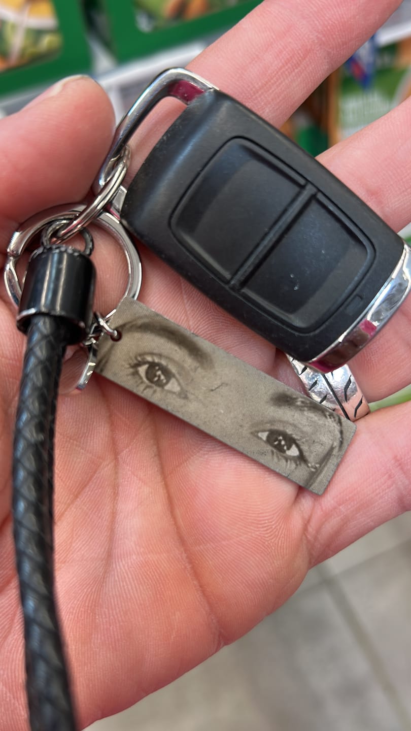 Customer photo review of Schlüsselanhänger - Augen