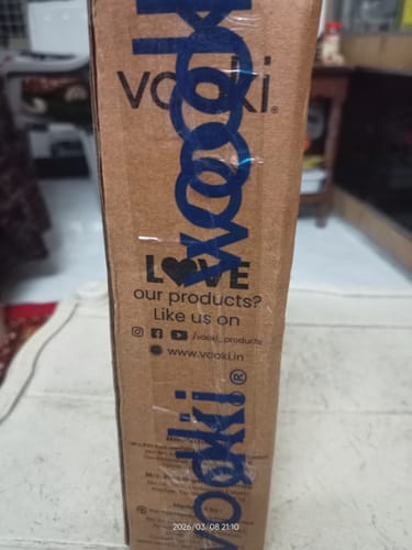 Customer's view of the branded shipping box for the Vooki Limescale Remover.