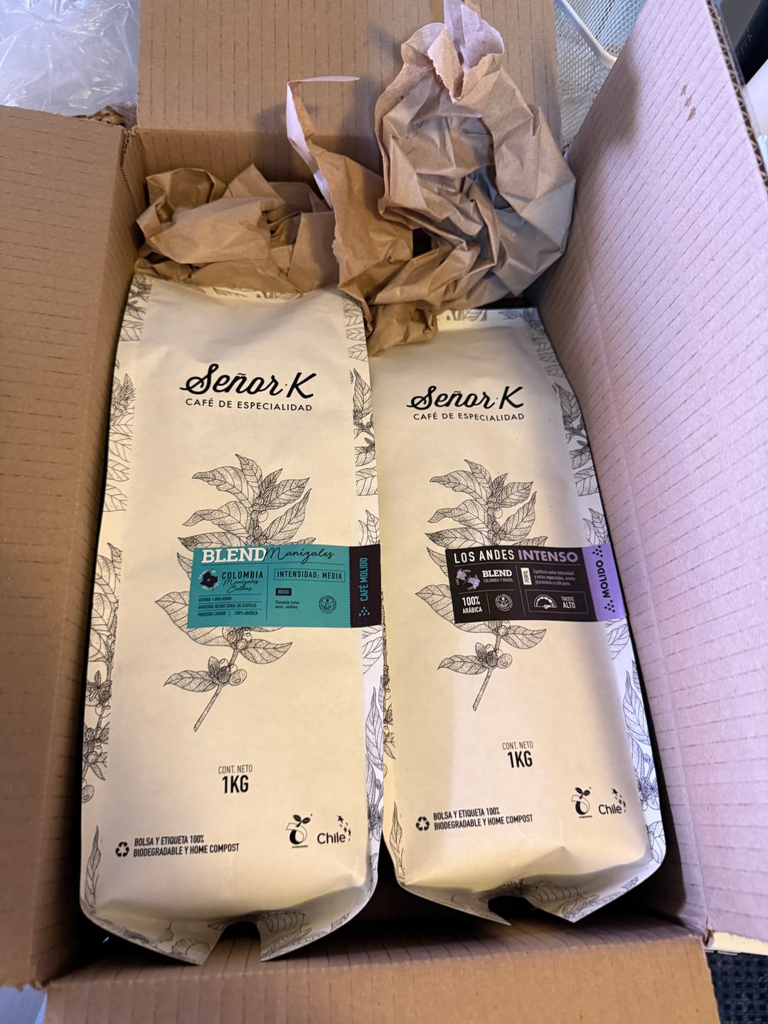 Customer photo review of Colombia | Blend Manizales Bolsa 1KG | MOLIDO