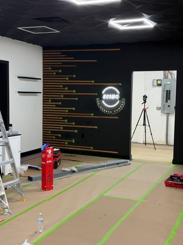 Customer photo review of 809BC - Premium Neon Artwork